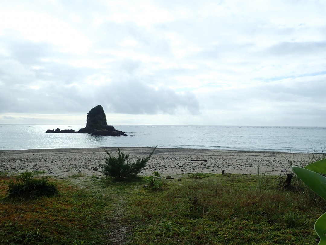 今日の嘉陽海岸