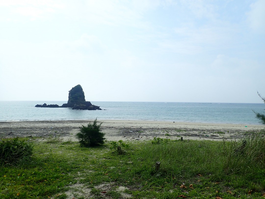 今日の嘉陽海岸