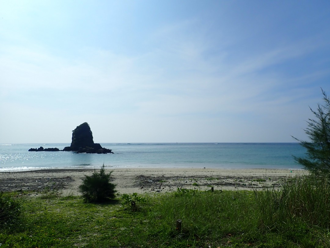 今日の嘉陽海岸