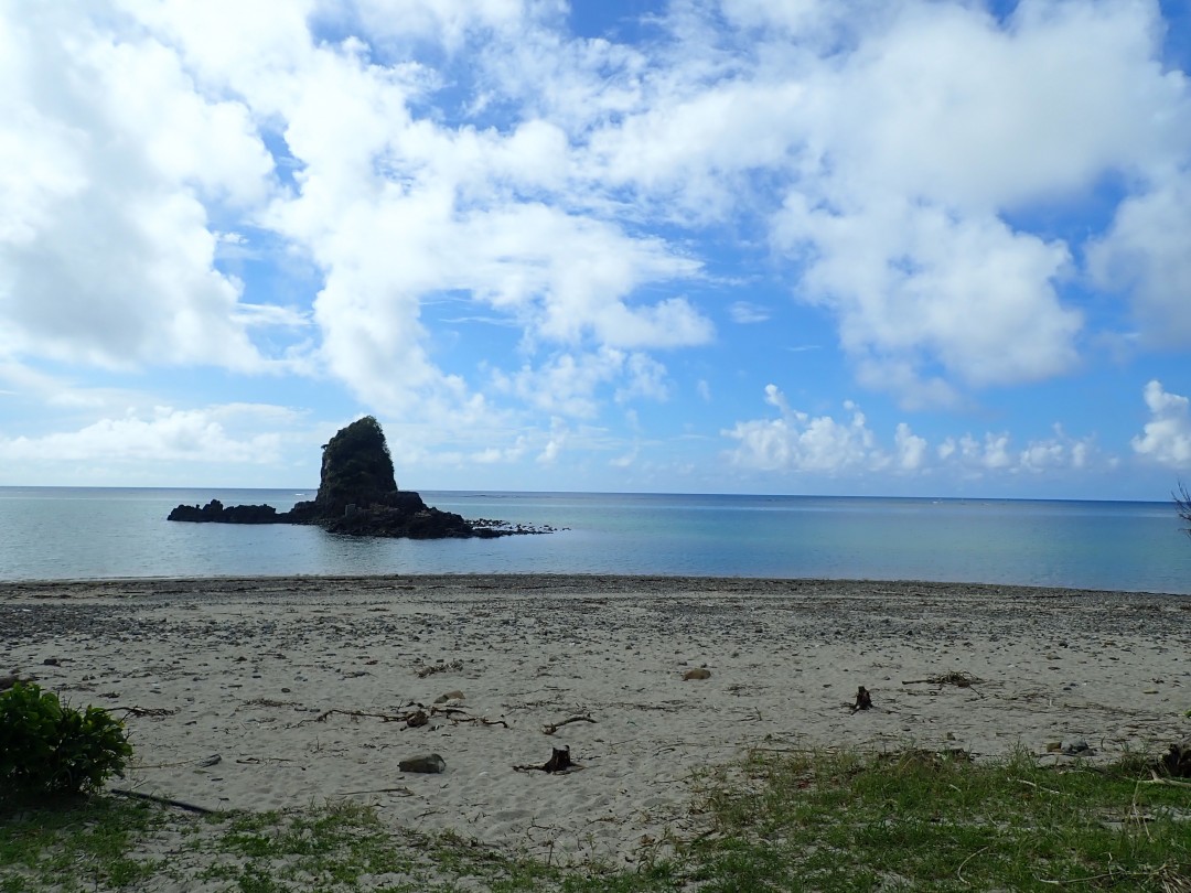 今日の嘉陽海岸