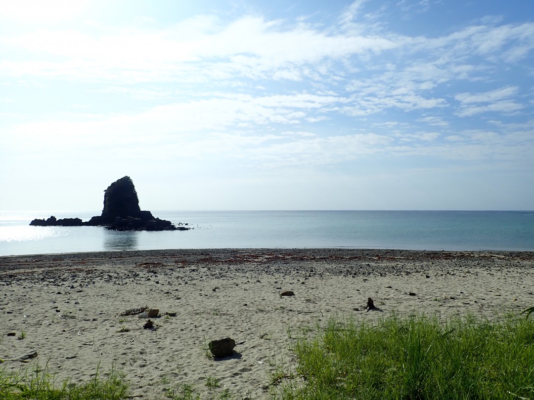 今日の嘉陽海岸