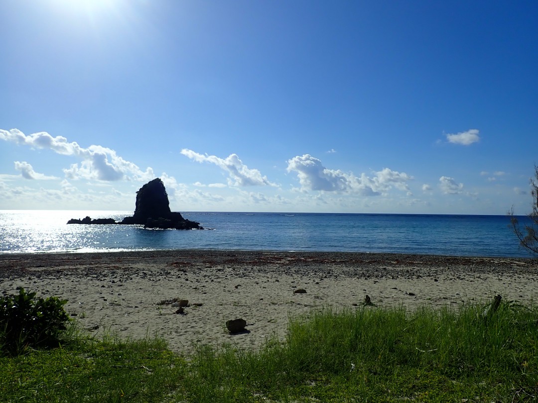 今日の嘉陽海岸