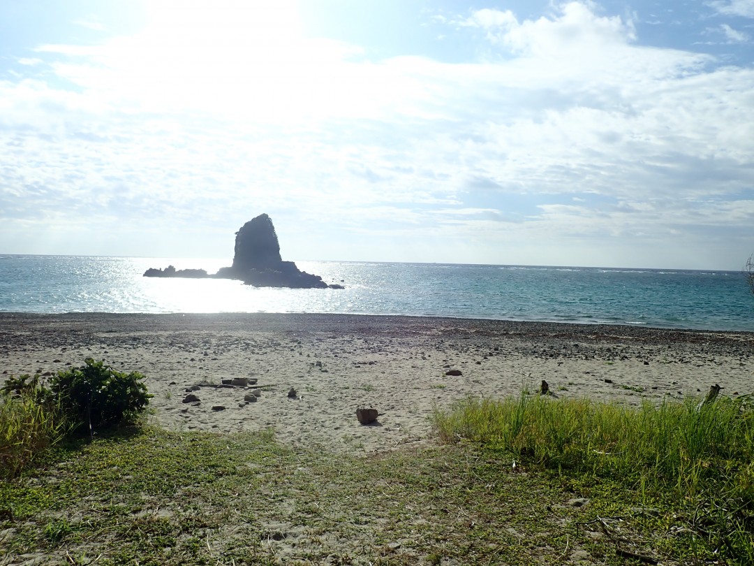 今日の嘉陽海岸