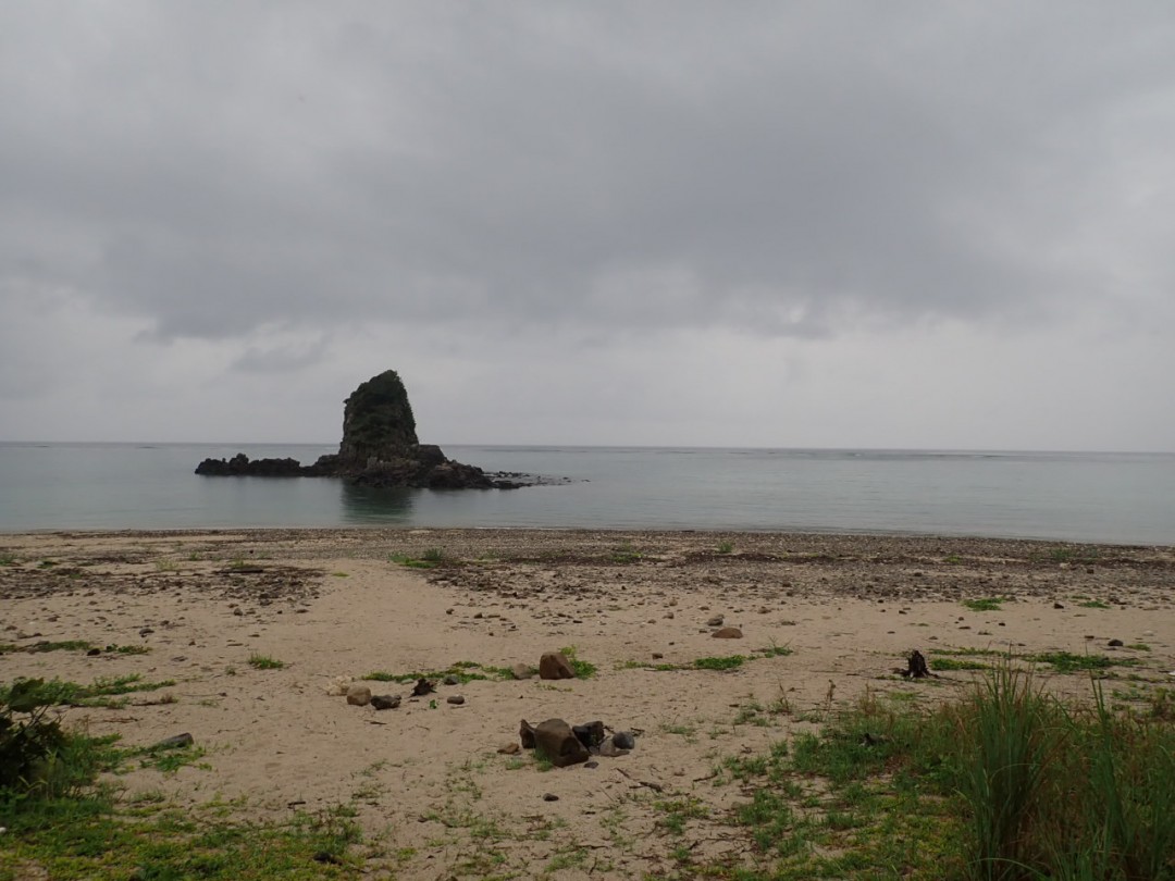 今日の嘉陽海岸