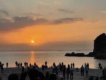 今日の嘉陽海岸