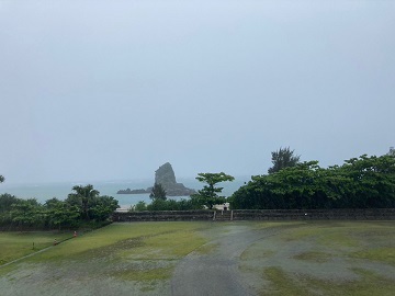 今日の嘉陽海岸