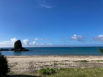 今日の嘉陽海岸