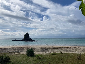 今日の嘉陽海岸