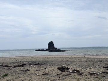 今日の嘉陽海岸