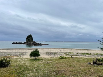 今日の嘉陽海岸