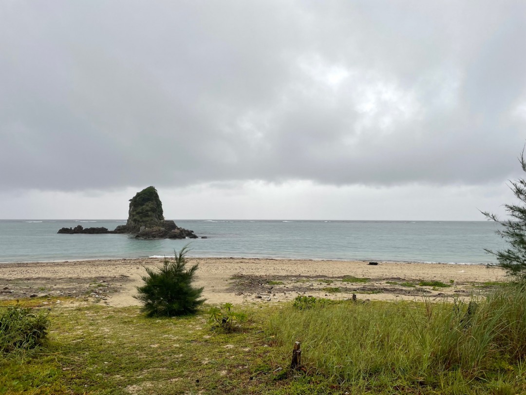 今日の嘉陽海岸