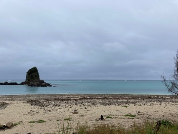 今日の嘉陽海岸