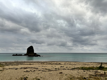 今日の嘉陽海岸