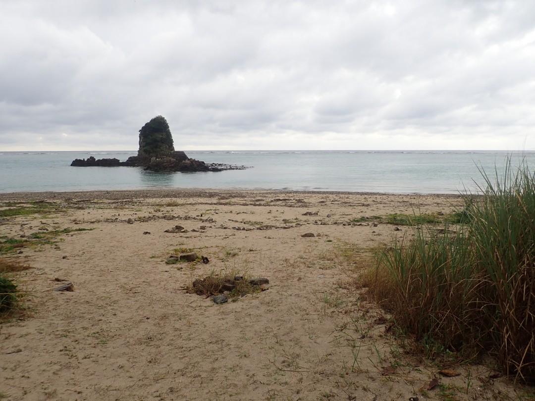 今日の嘉陽海岸