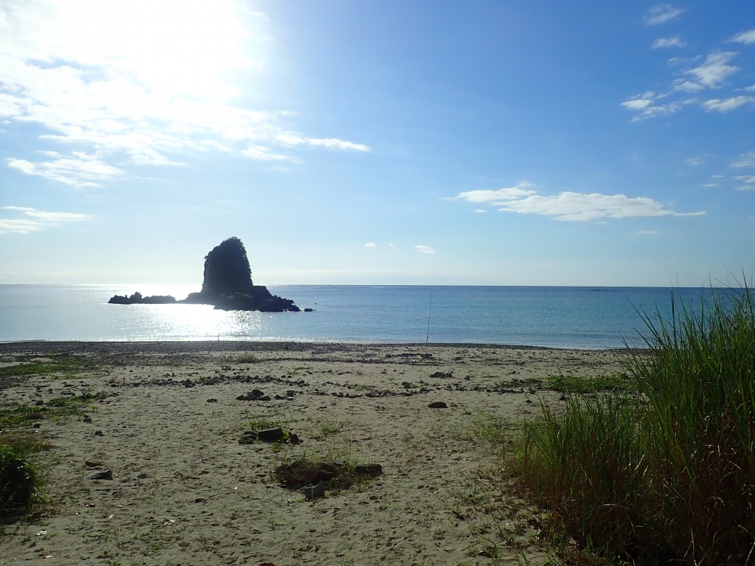 今日の嘉陽海岸