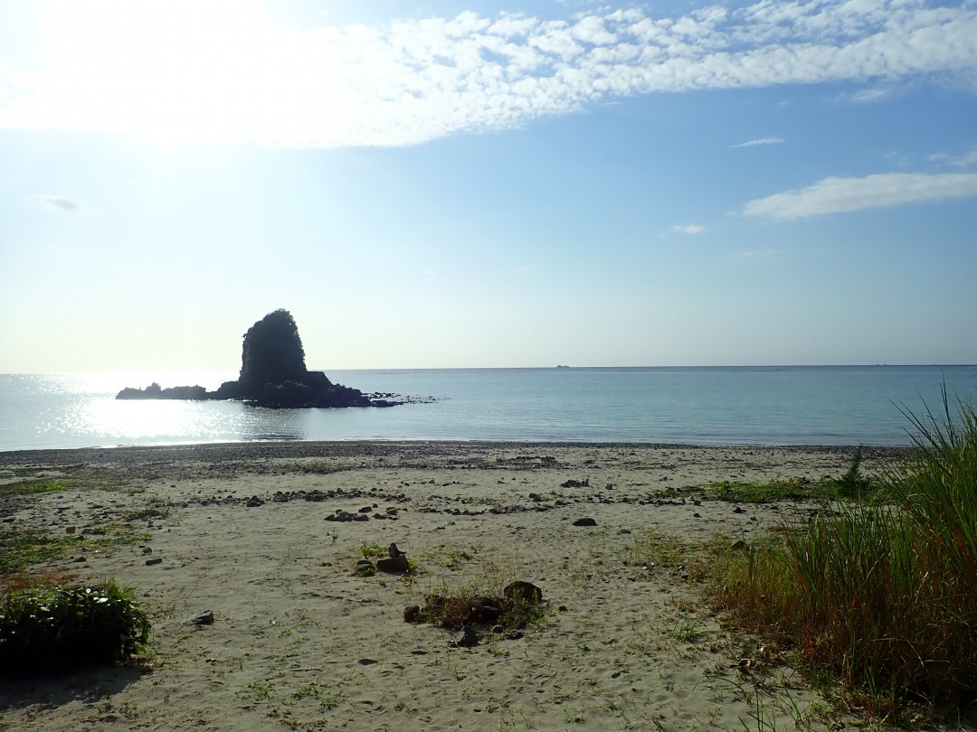 今日の嘉陽海岸