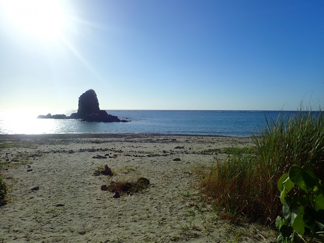 今日の嘉陽海岸