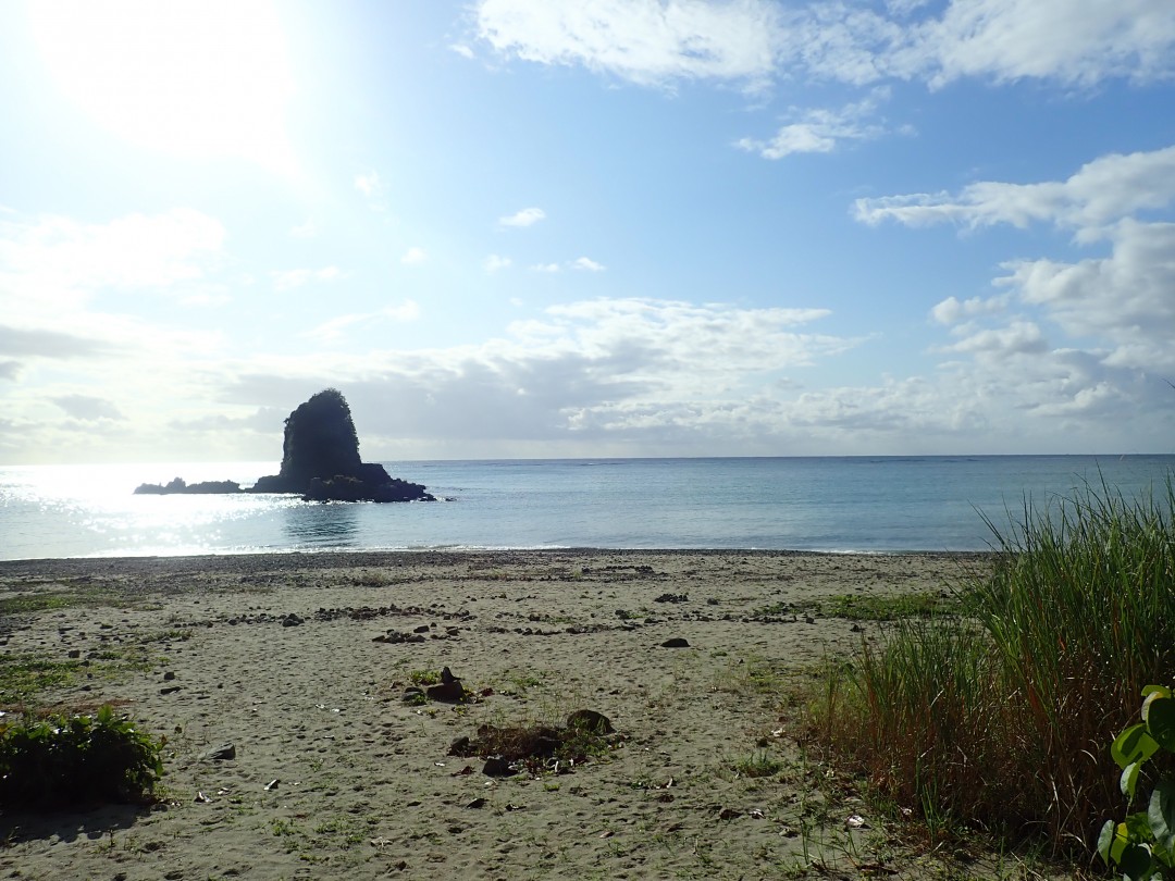 今日の嘉陽海岸