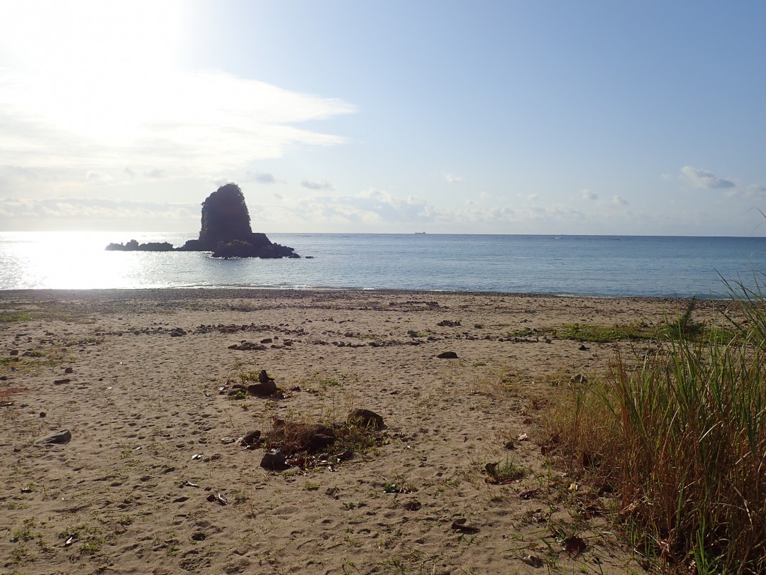 今日の嘉陽海岸