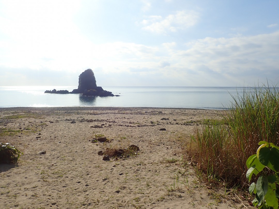 今日の嘉陽海岸