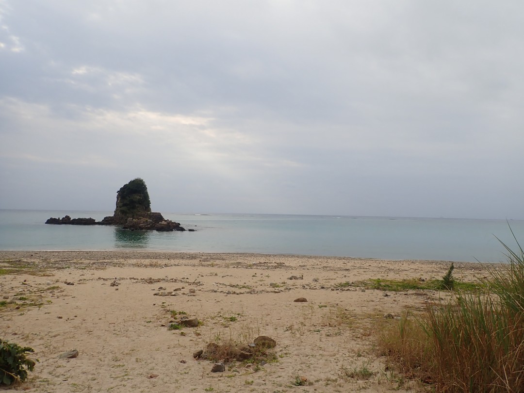 今日の嘉陽海岸