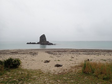 今日の嘉陽海岸