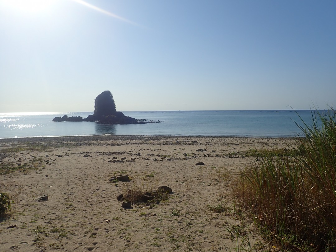 今日の嘉陽海岸