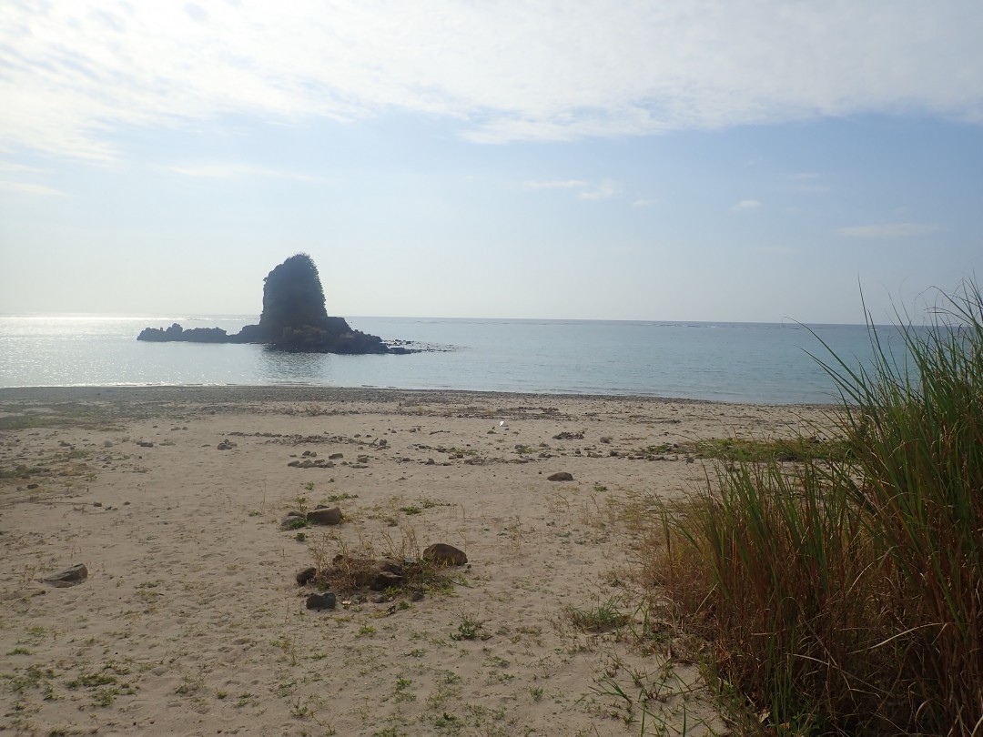 今日の嘉陽海岸