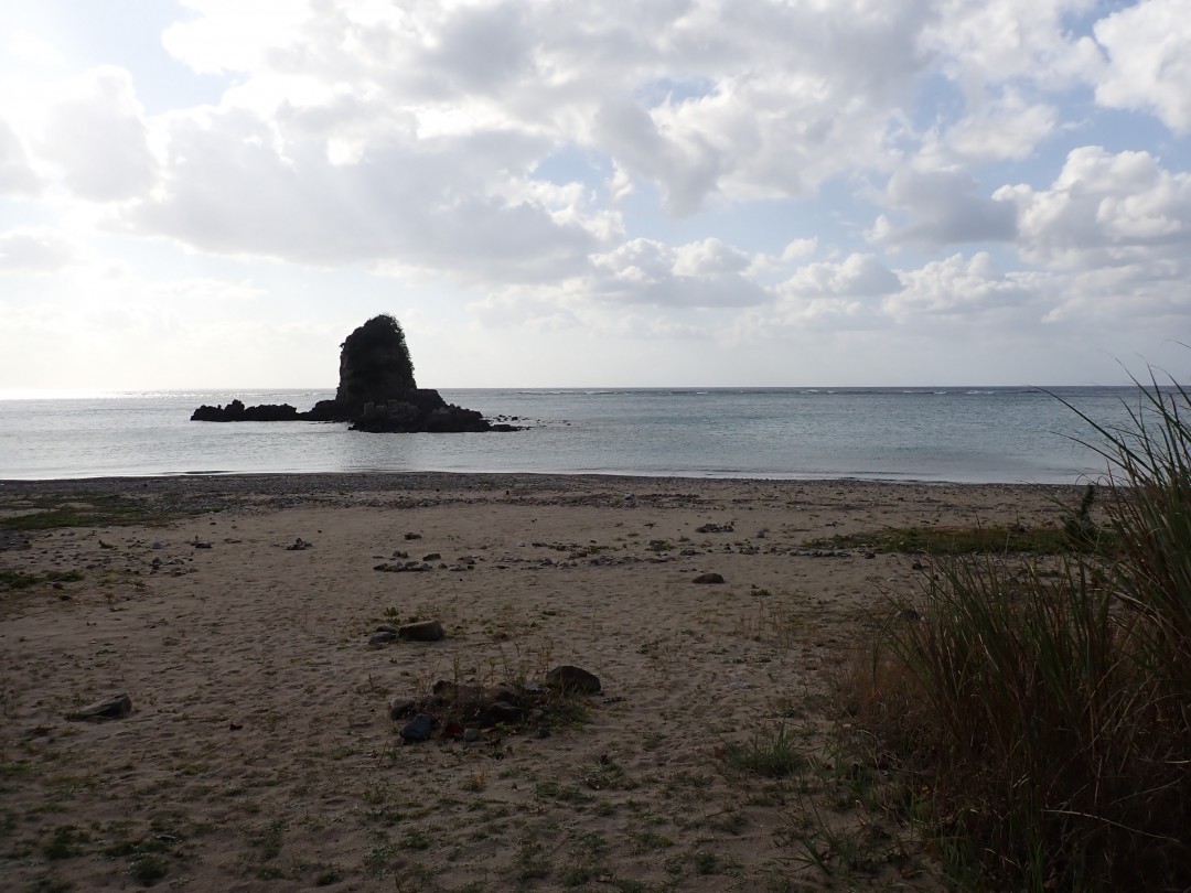 今日の嘉陽海岸