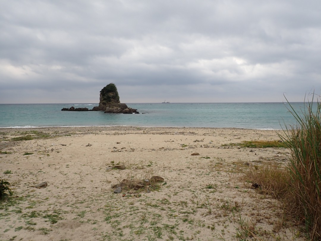 今日の嘉陽海岸