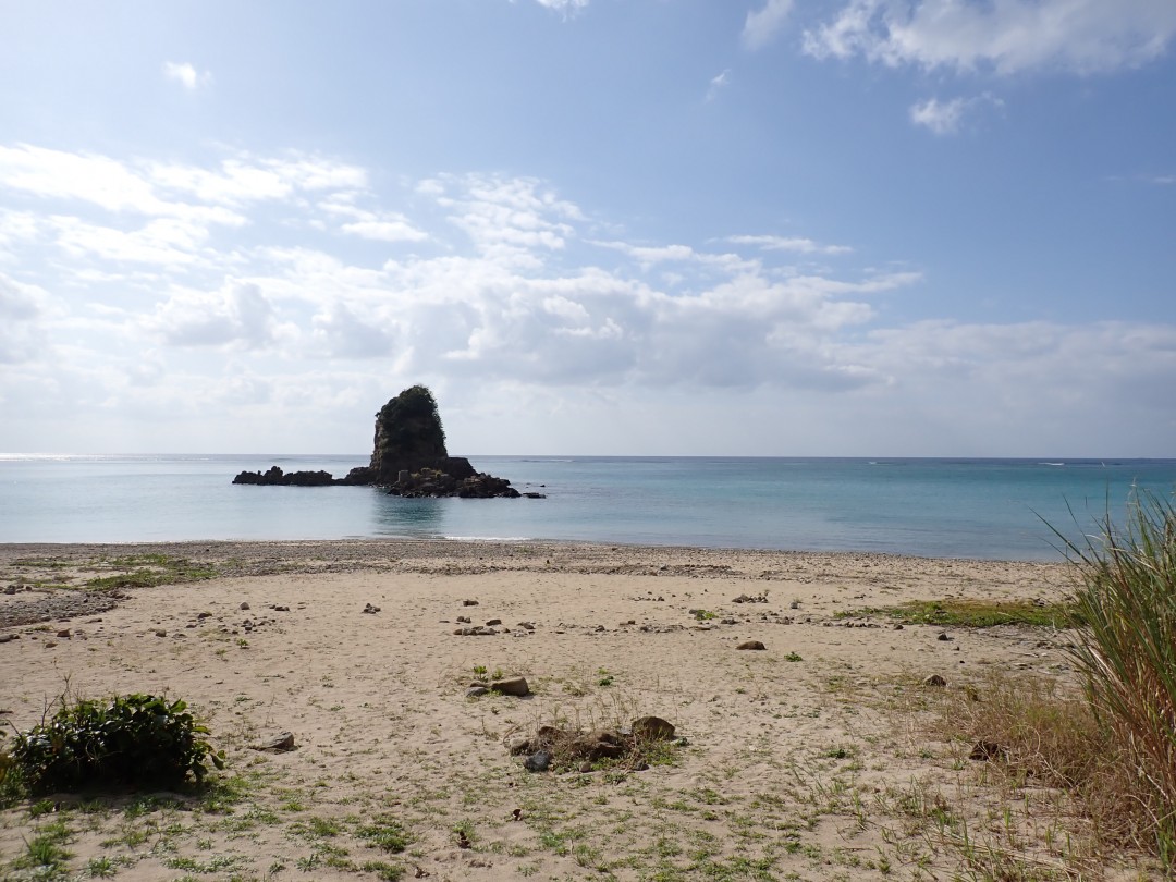 今日の嘉陽海岸