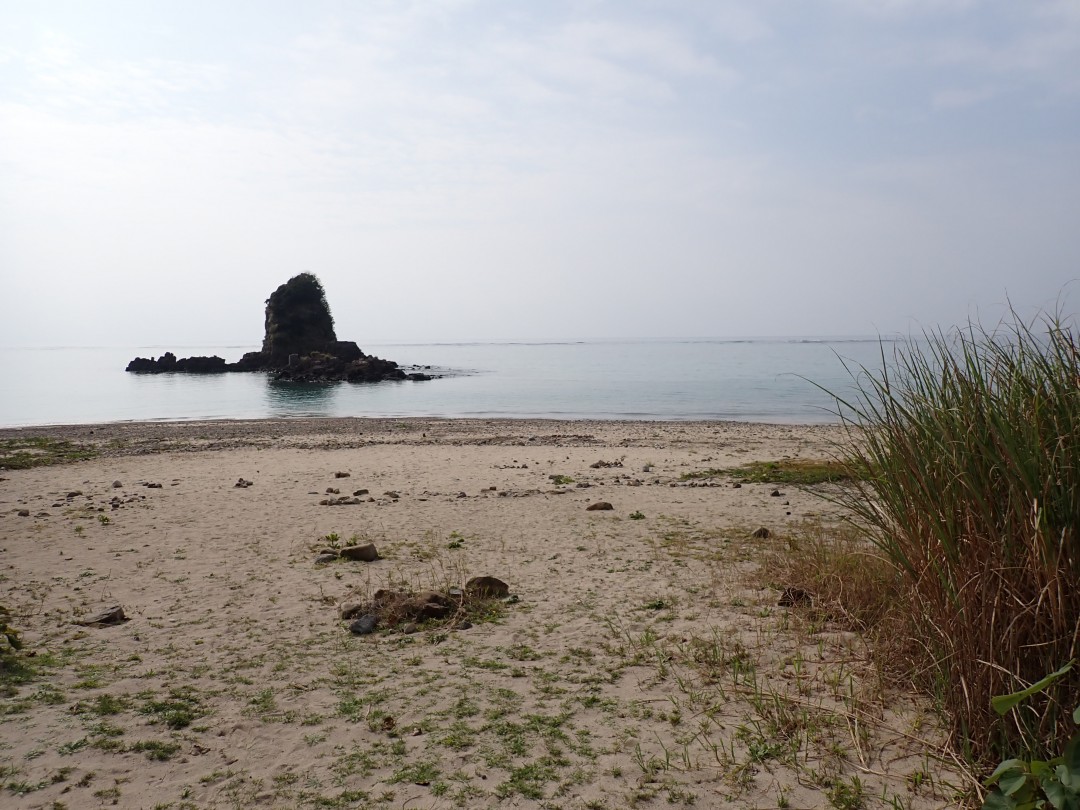 今日の嘉陽海岸