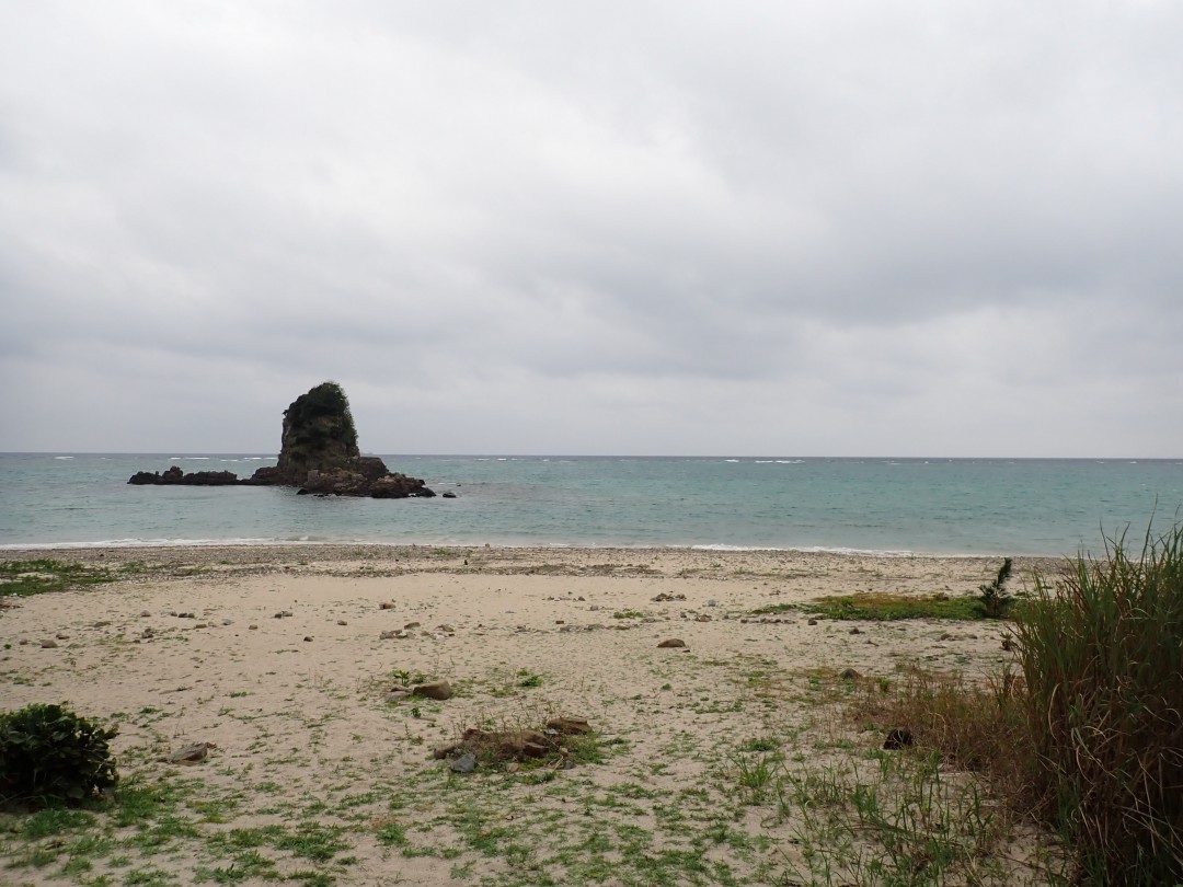 今日の嘉陽海岸