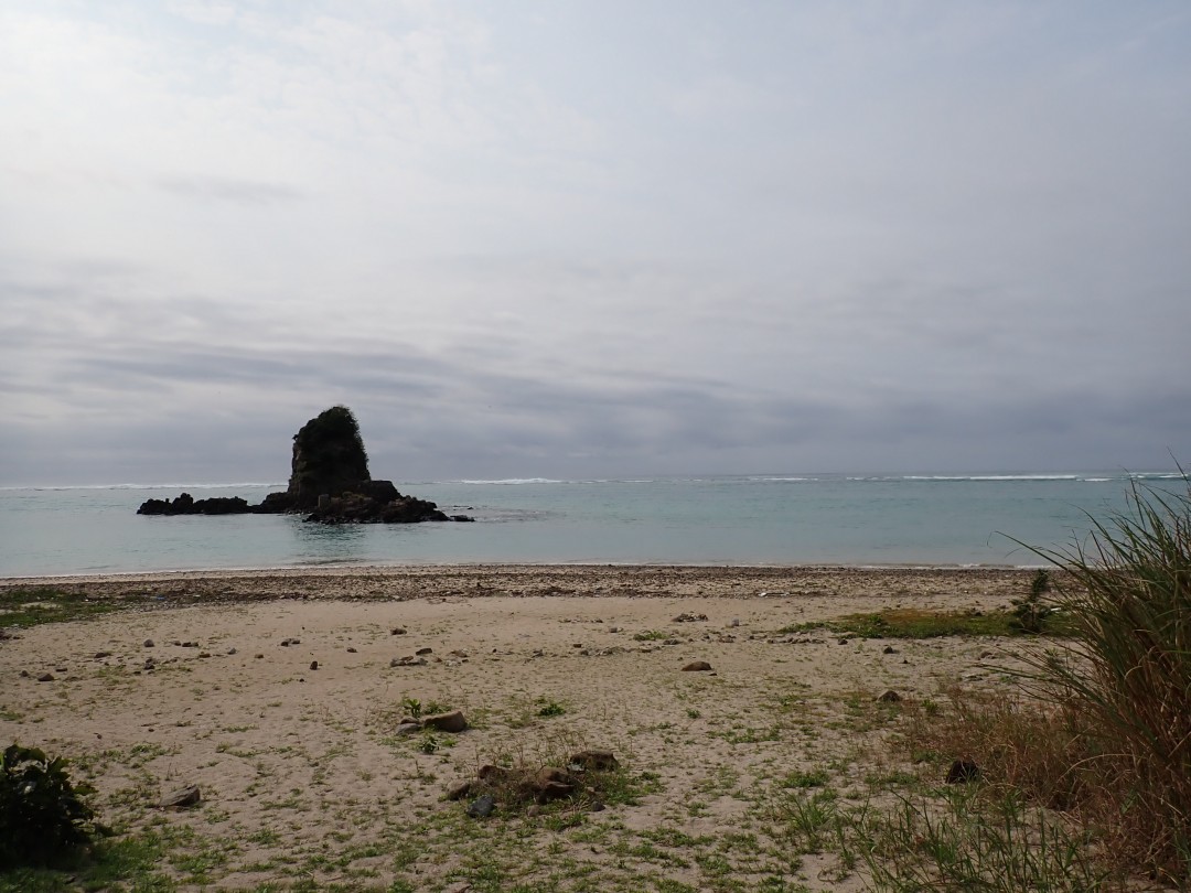 今日の嘉陽海岸