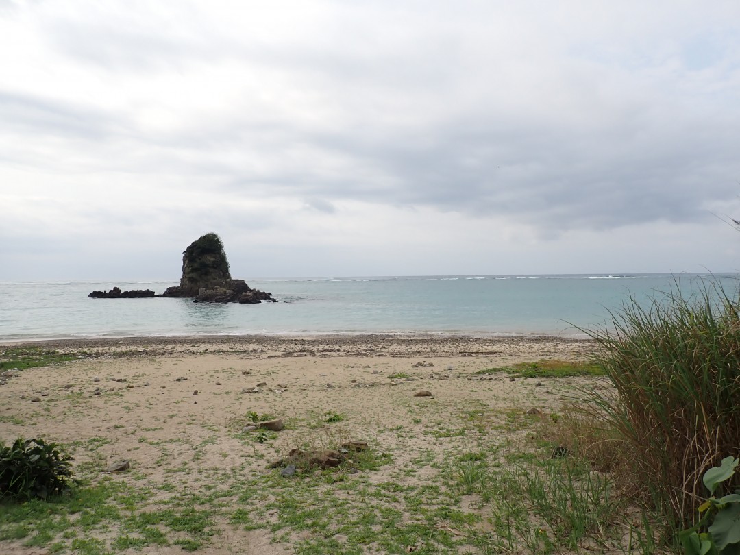 今日の嘉陽海岸