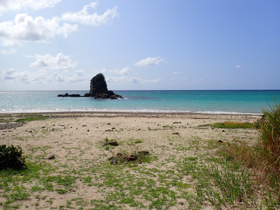 今日の嘉陽海岸