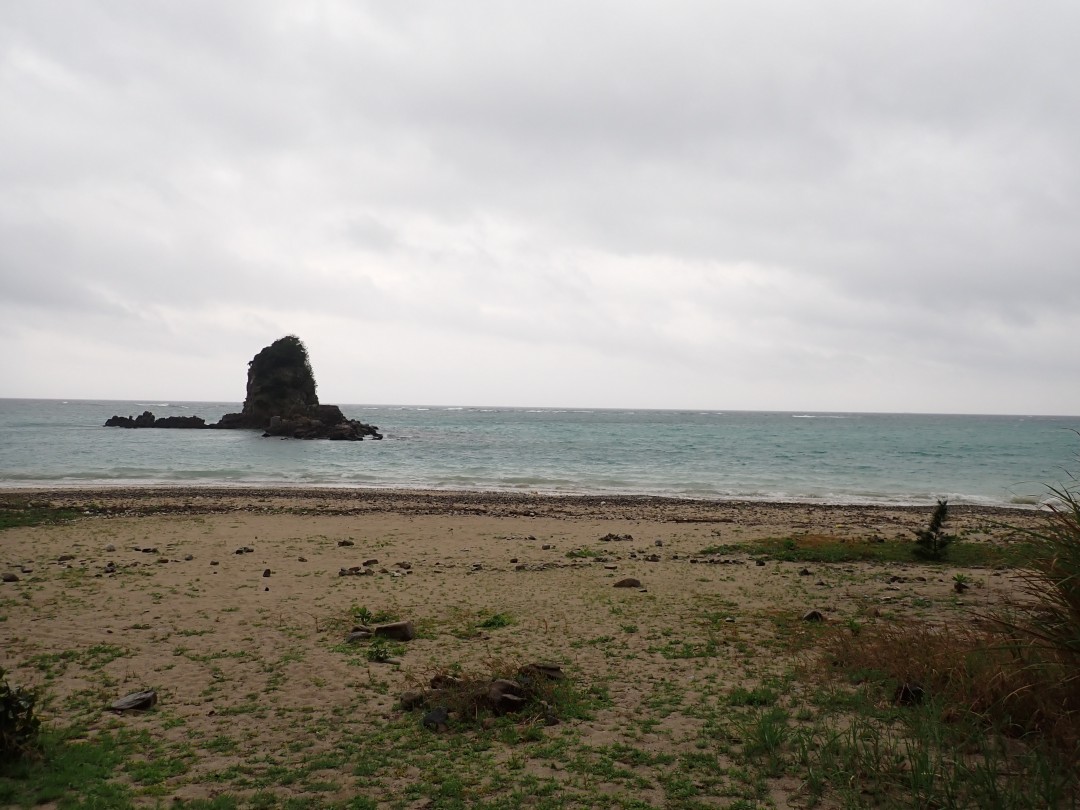 今日の嘉陽海岸