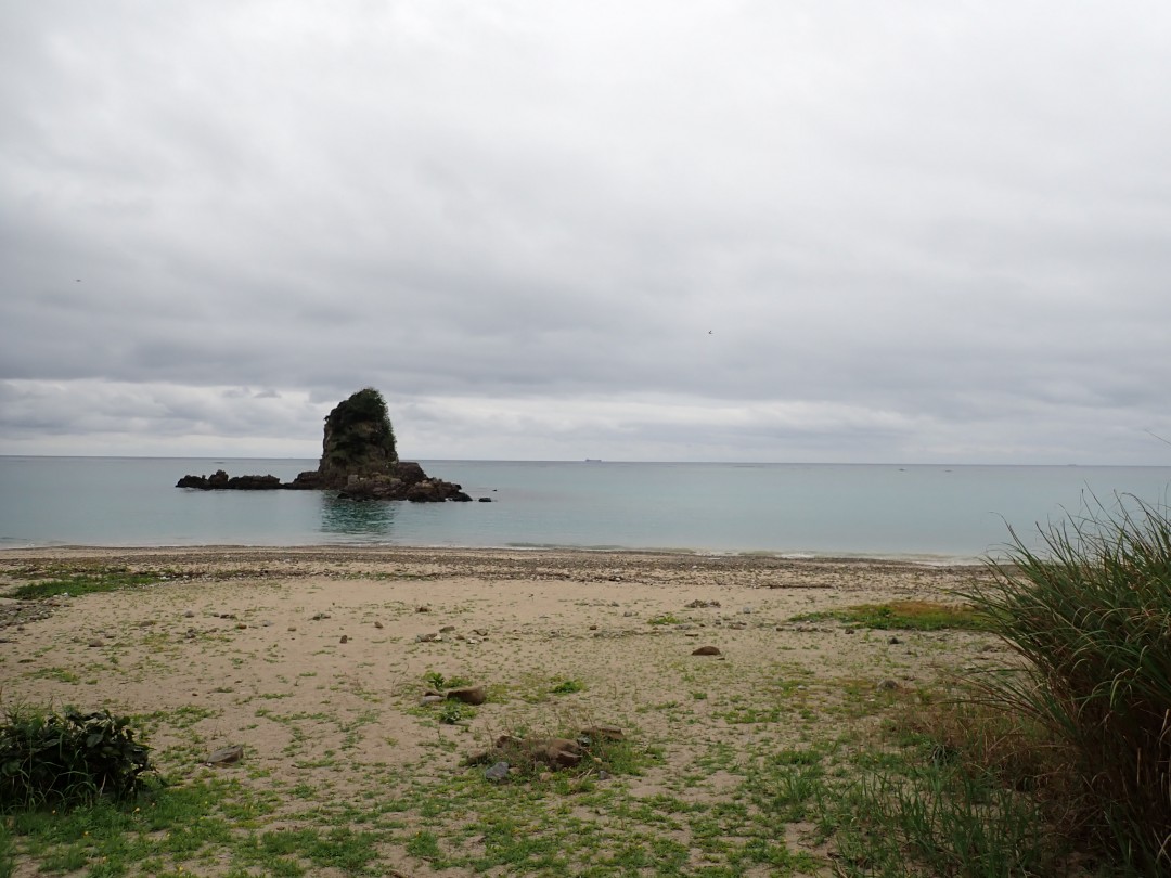 今日の嘉陽海岸