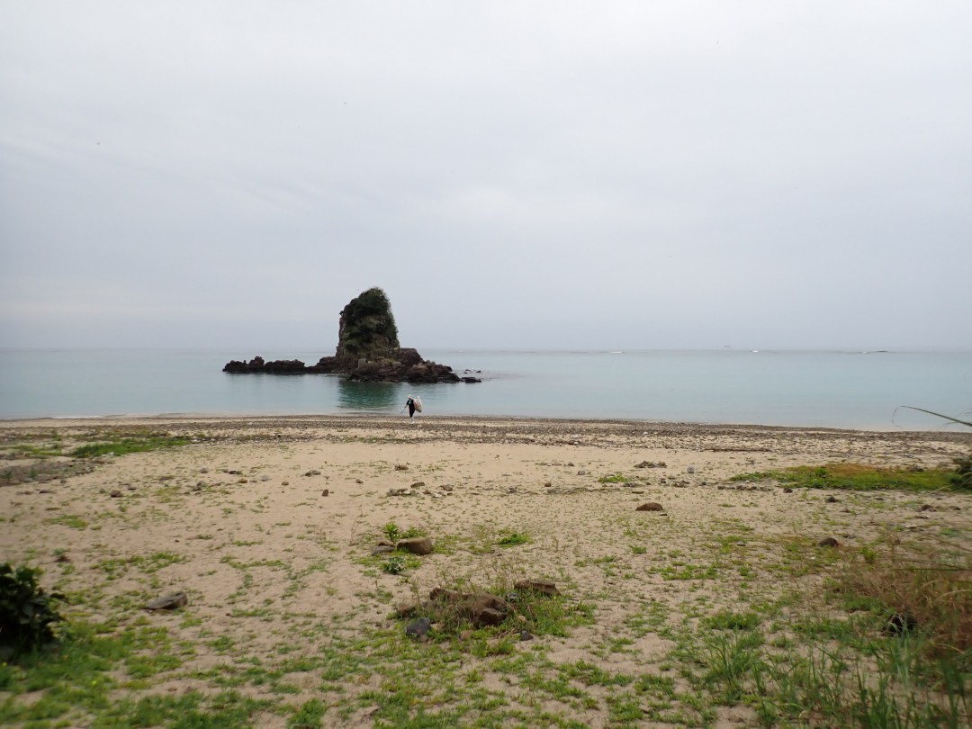 今日の嘉陽海岸
