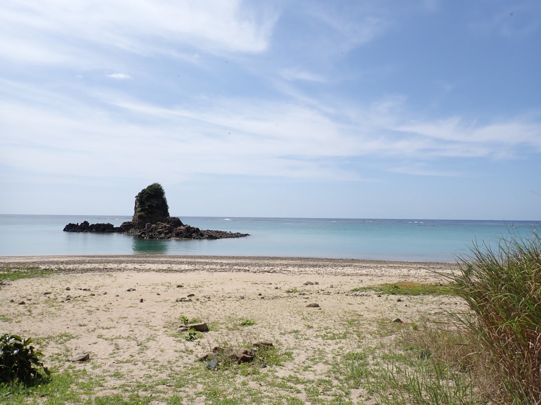 今日の嘉陽海岸