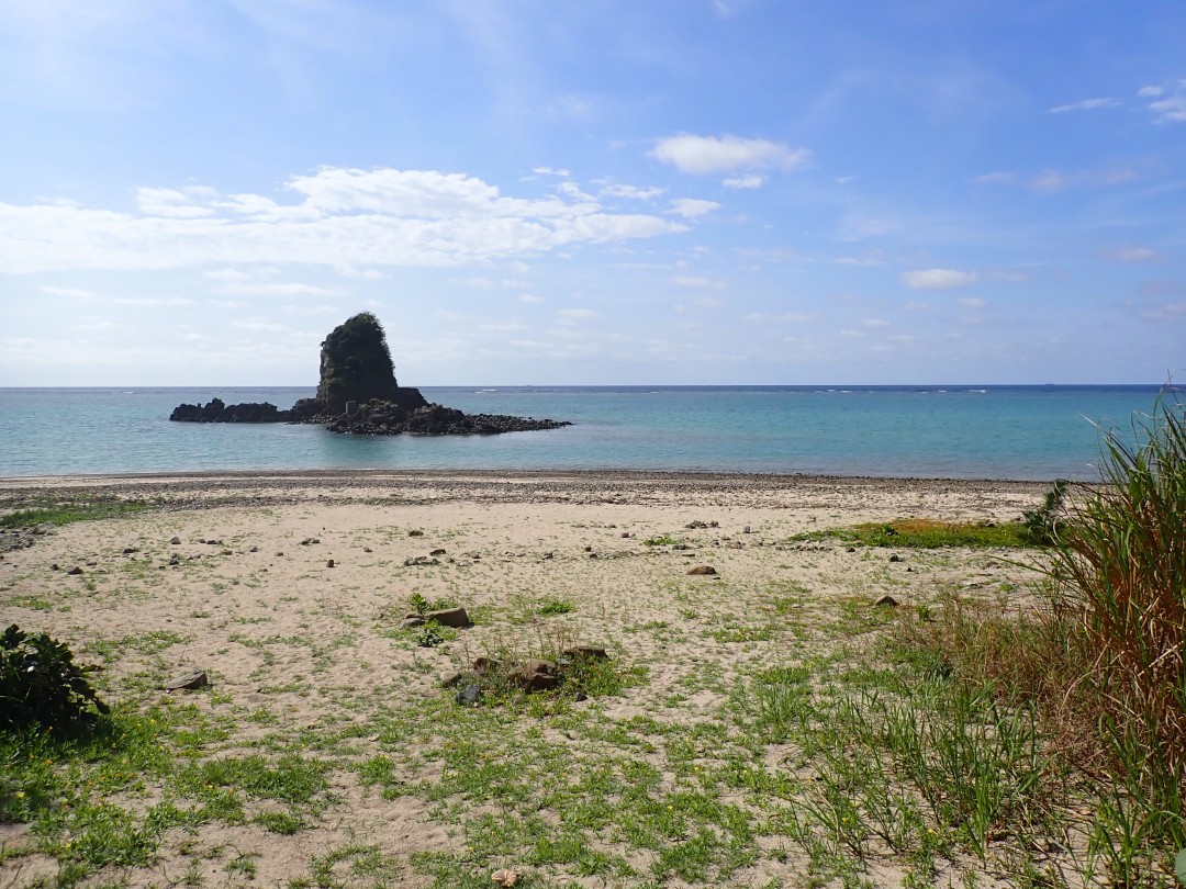 今日の嘉陽海岸