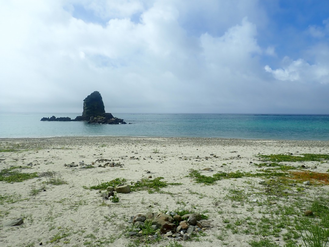 今日の嘉陽海岸