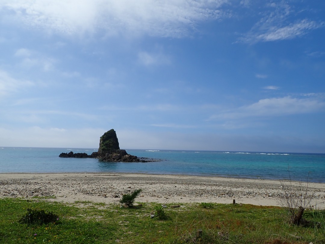 今日の嘉陽海岸