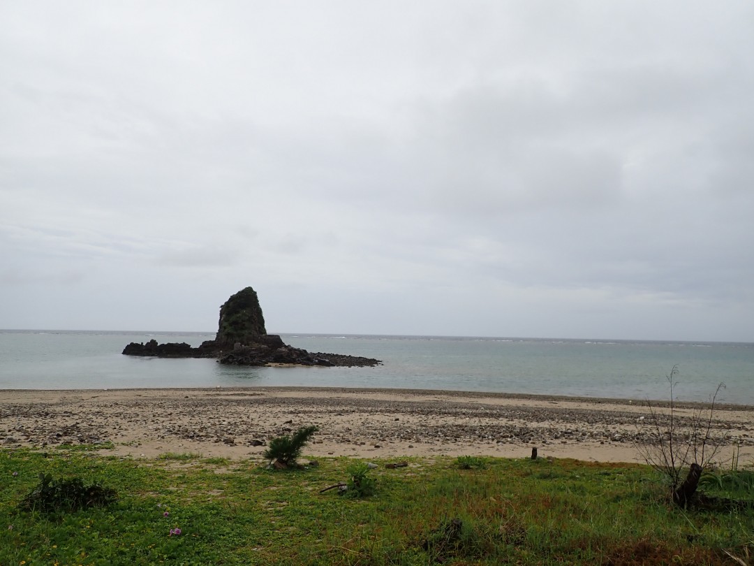 今日の嘉陽海岸