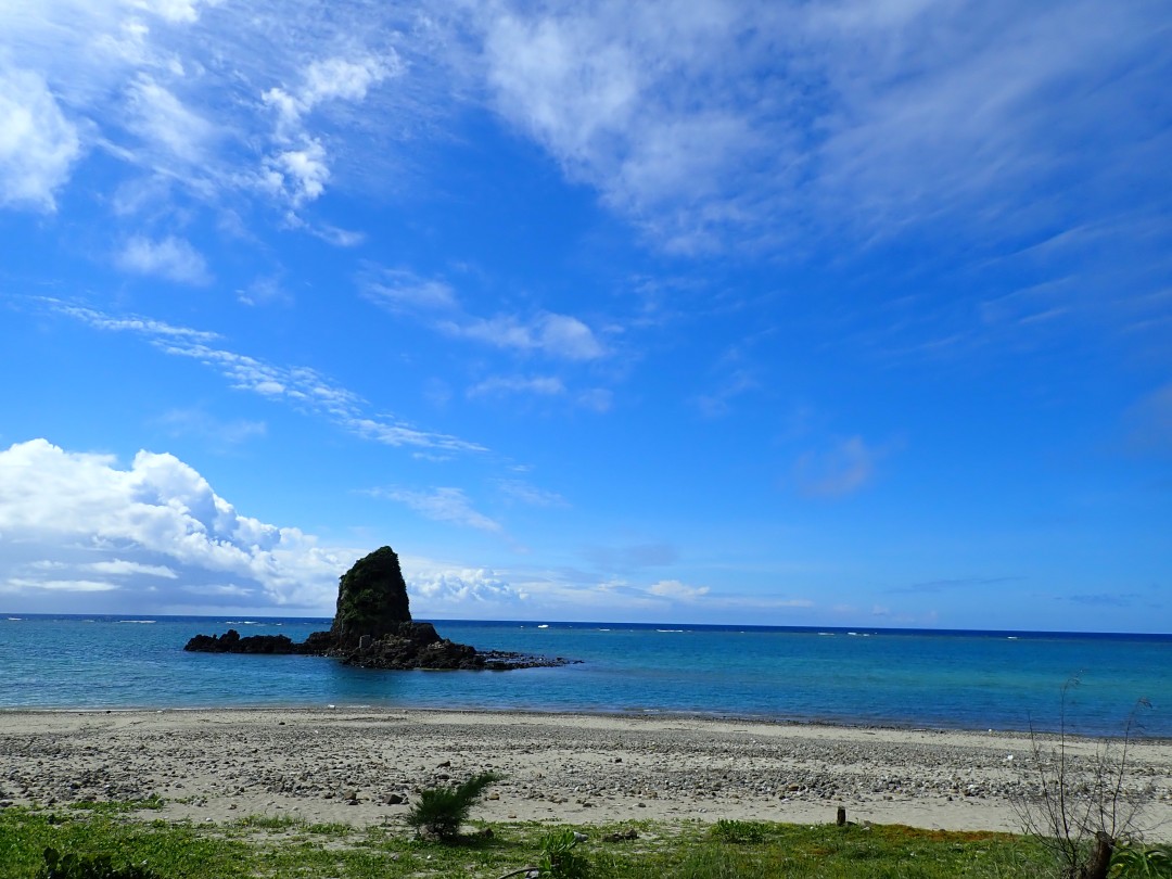 今日の嘉陽海岸