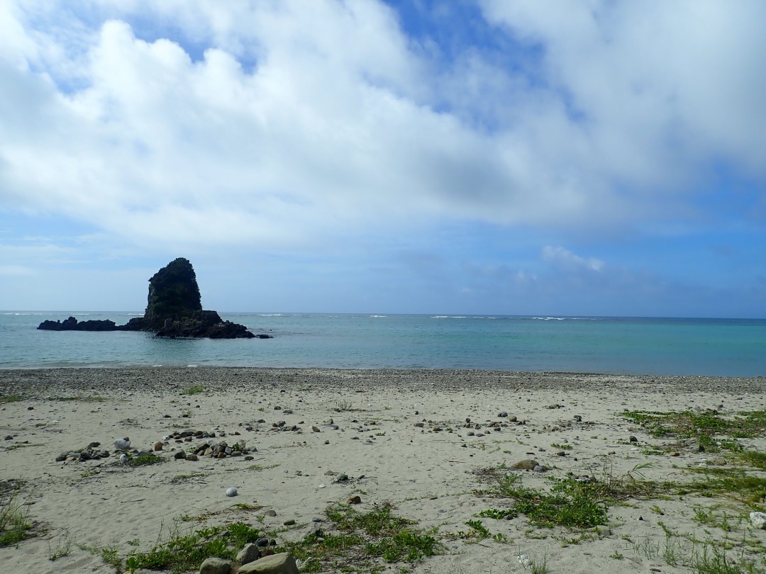今日の嘉陽海岸