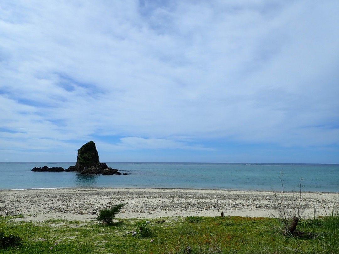 今日の嘉陽海岸