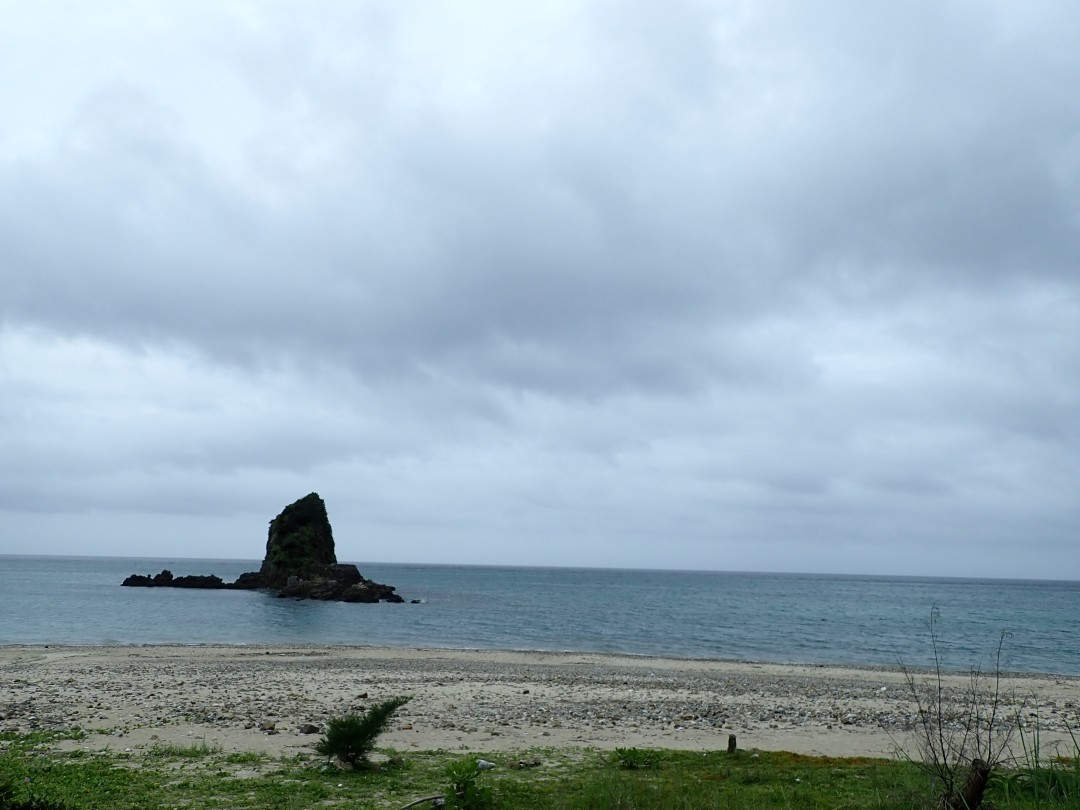 今日の嘉陽海岸