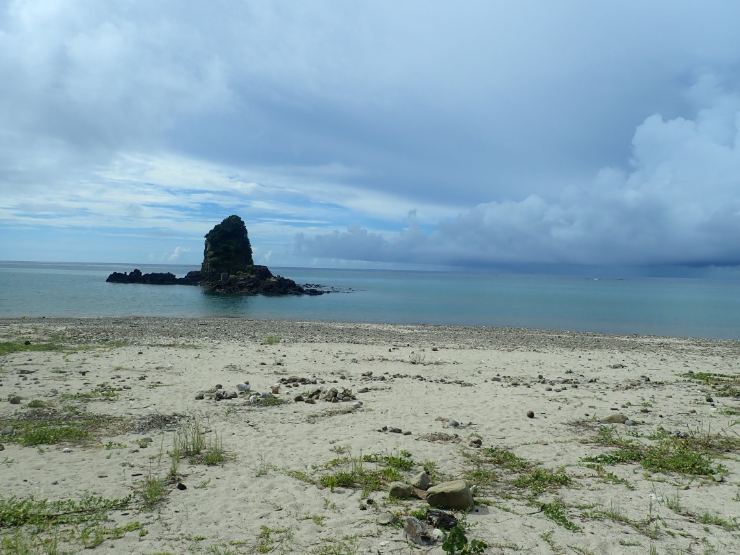 今日の嘉陽海岸