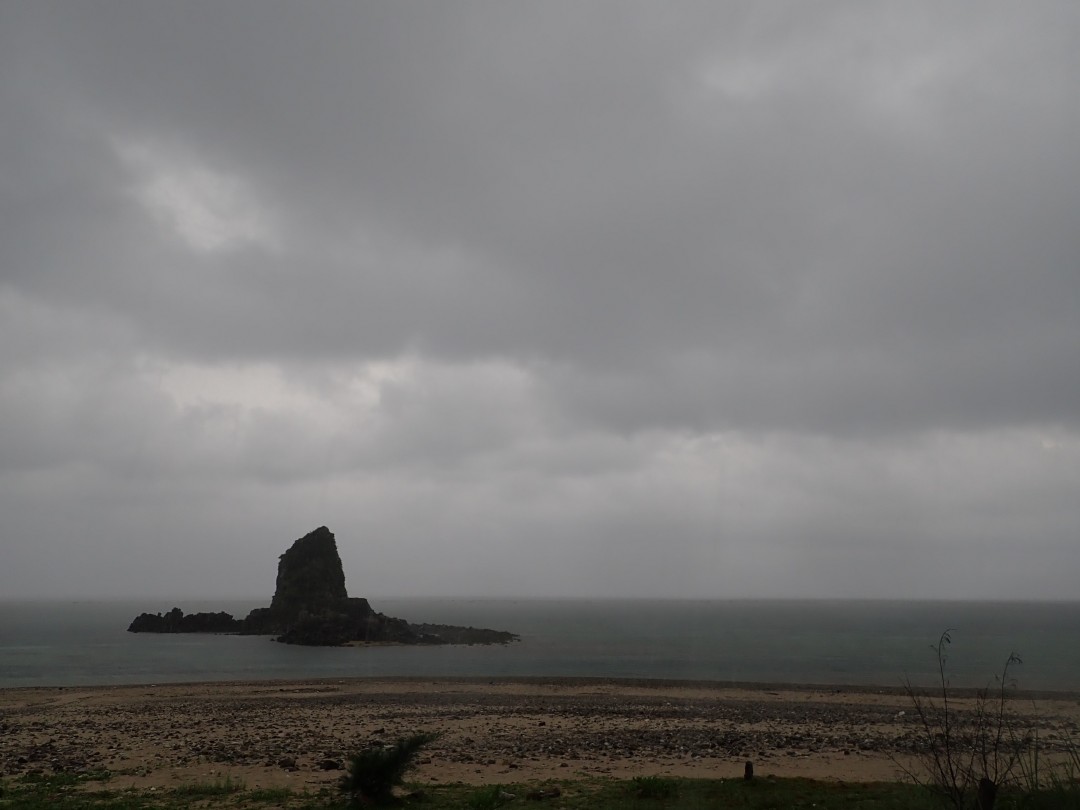 今日の嘉陽海岸